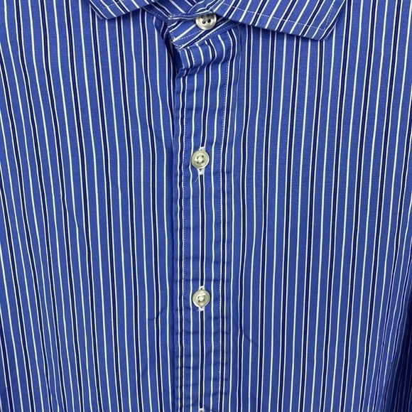 Polo Ralph Lauren Striped Long Sleeve Button Down Sport Shirt Men's Size 16 - Picture 3 of 8